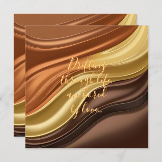 Mehrzweckflachkarte in stylischer Grafik (Vorne/Hinten)