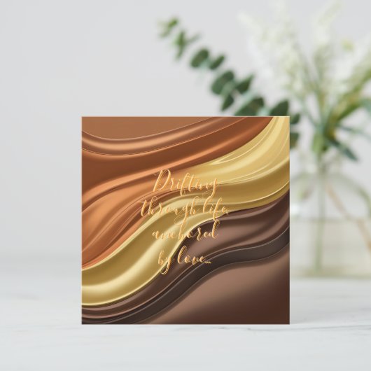 Mehrzweckflachkarte in stylischer Grafik (Stehend Vorderseite)