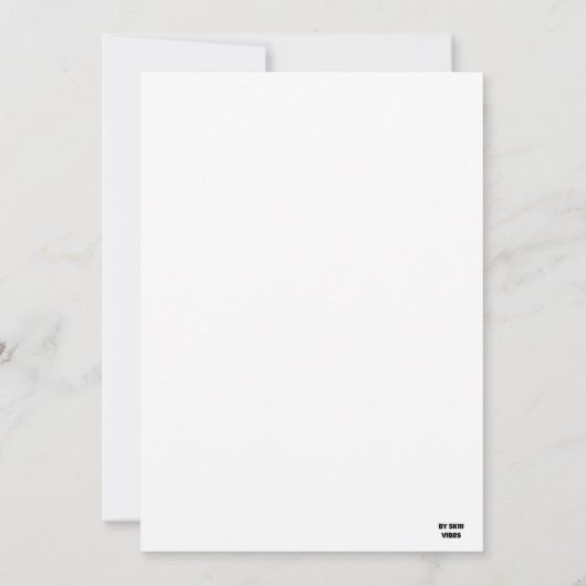 Mehrzweckkarten Einladung (Rückseite)