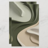 Mehrzweckpapier in stylischer Grafik Briefpapier (Vorne/Hinten)