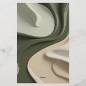 Mehrzweckpapier in stylischer Grafik Briefpapier (Rückseite)