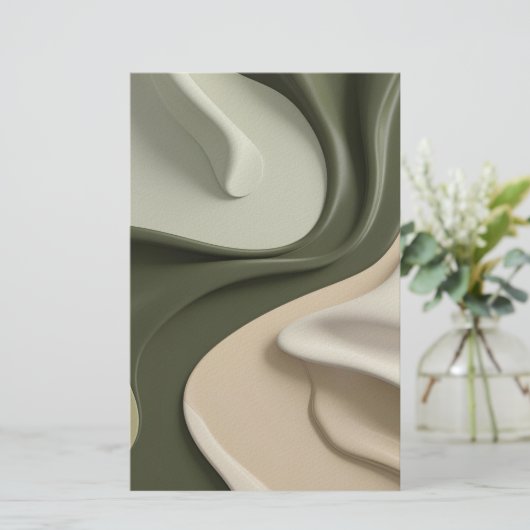 Mehrzweckpapier in stylischer Grafik Briefpapier (Stehend Vorderseite)