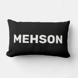 ‚MEHSON‘ | Jungfrau Islands Slang, Black Lendenkissen