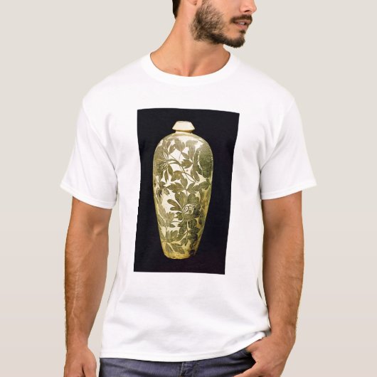 Mei P'ing Vase mit einer schwarzen T-Shirt (Vorderseite)