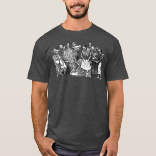 Meican Calaca Skeleton Dance Party T-Shirt