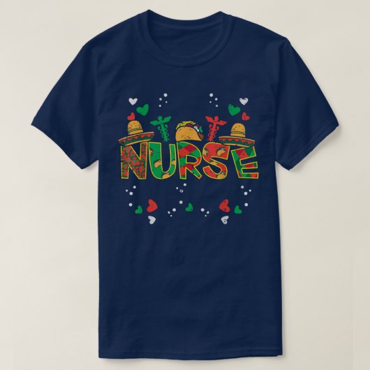 Meican Nurse Cinco De Mayo Nurse Women Scrub Top R (Design vorne)