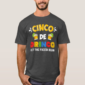 Meican Trinken Trinken Party Cinco de Mayo Fiesta T-Shirt
