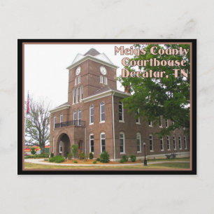Meigs Landkreis Courthouse - Decatur, TN Postkarte