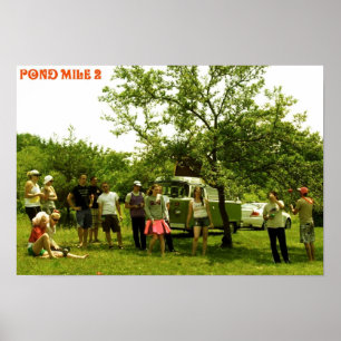 Meile 2 Holz Poster