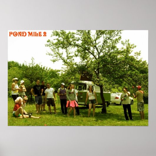 Meile 2 Holz Poster (Vorne)