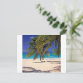 Meile Grand Cayman des Strand-sieben Postkarte (Stehend Vorderseite)