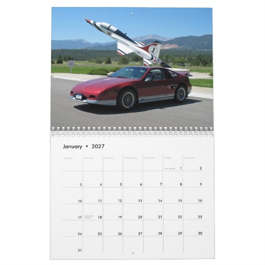 Meile hohes Fieros 2011 Kalender (Jan 2027)