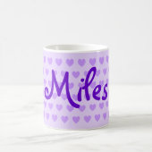 Meilen in Lila Kaffeetasse (Mittel)