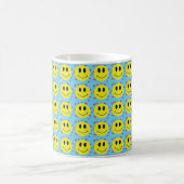 Meilen klassischer Grin Faces Kaffeetasse (Mittel)