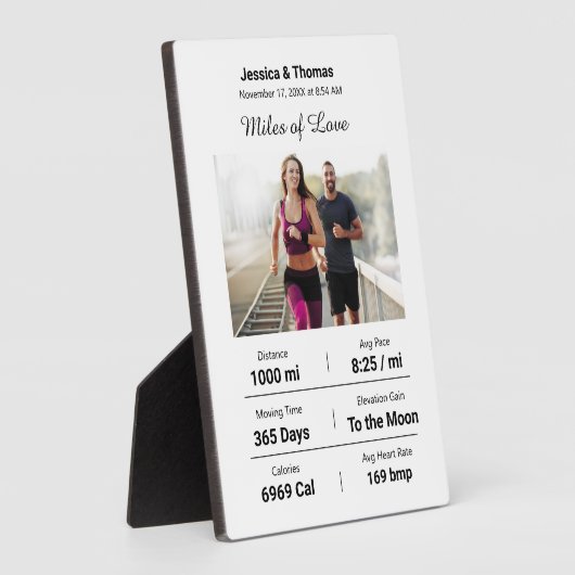 Meilen Liebe Fotoplatte (Seite)