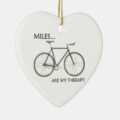 Meilen sind meine Therapie Keramikornament (Rechts)