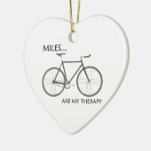 Meilen sind meine Therapie Keramikornament (Links)