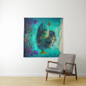 Meilen unter dem Sea Art Illustration Tapestation Wandteppich (Beispiel (Horizontal))