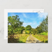 Meilen zu gehen... postkarte (Vorne/Hinten)