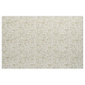 Meilenstein 100 Zahlenmuster Gold/Weiß Stoff (Yard (91,4 cm))