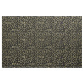 Meilenstein 100 Zahlenmuster Schwarz/Gold Stoff (Yard (91,4 cm))