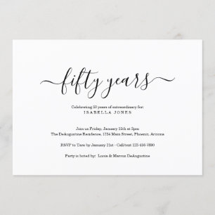 Meilenstein Adult Geburtstagsparty Einladung