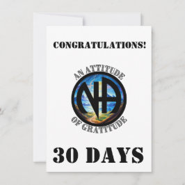 Meilenstein anpassen Eine Haltung der Dankbarkeit  Feiertagskarte