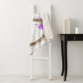 Meilenstein Baby Blanket - Llama - Lila Sherpadecke (Beispiel)