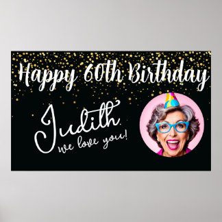 Meilenstein BIRTHDAY PARTY Banner Poster