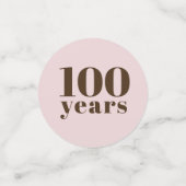 Meilenstein Birthday | Wählen Sie Ihr Jahr individ Konfetti (Klein Vorderseite)