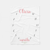 Meilenstein-Decke Fleecedecke (Vorderseite)