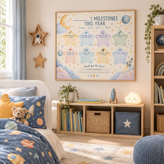 Meilenstein-Diagramm Poster