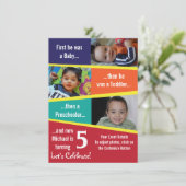 Meilenstein Einladung (Stehend Vorderseite)