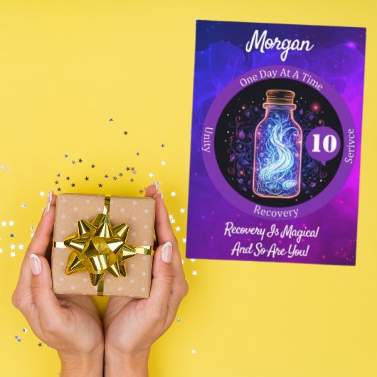 Meilenstein für benutzerdefinierte mystische Erhol Karte