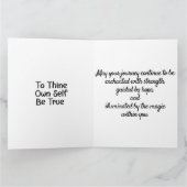 Meilenstein für benutzerdefinierte mystische Erhol Karte (Innenseite)