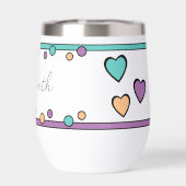 Meilenstein Geburtstag 30. Name orange grün (Rückseite)