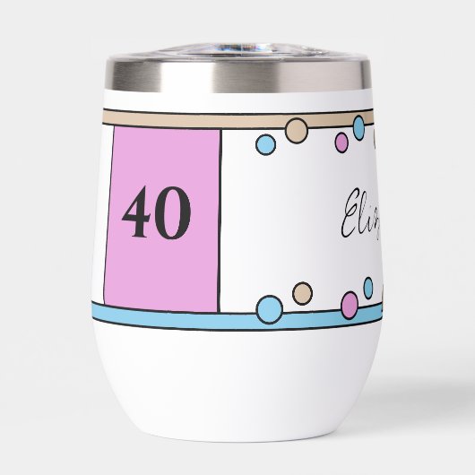 Meilenstein Geburtstag 40. (Vorderseite)