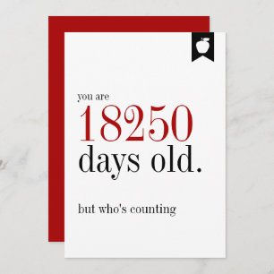 Meilenstein Geburtstag Tage Alte Geburtstagskarte Einladung