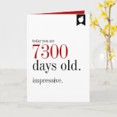 Meilenstein Geburtstag Tage Alte Geburtstagskarte Karte (Gelbe Blume)