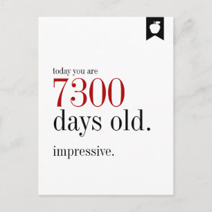 Meilenstein Geburtstag Tage Alter Geburtstag Postk Postkarte