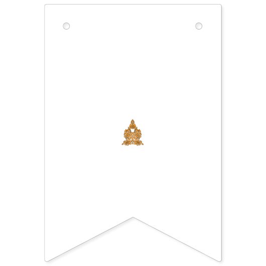 Meilenstein Geburtstag- und Hochzeitsbanner Wimpelkette (Zweite Fahne)