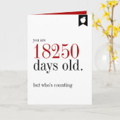 Meilenstein Geburtstage alt Geburtstag Karte (Gelbe Blume)