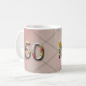 Meilenstein Geburtstags-Tasse_50 Kaffeetasse (Vorderseite Links)