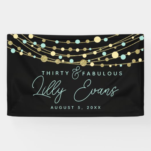 Meilenstein Geburtstagsbanner anpassen, 50. Banner (Horizontal)