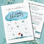 Meilenstein Geburtstagsdusche mit Mail Card Dusche Einladung<br><div class="desc">Feiern Sie Ihren geliebten Geburtstag auf eine ganz besondere Art und Weise mit unserer Kartendusche per Mail Einladung. Die Einladung enthält ein originelles Aquarelldesign einer niedlichen Regenwolke, die Kuverts abschüttet, und eine Mischung aus Drehbuch und niedlichen Schriftart, um eine fröhliche und einladende Karte zu schaffen. Ihre Gäste können sich der...</div>