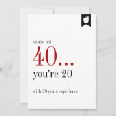 Meilenstein Geburtstagserfahrung Geburtstagskarte Einladung (Vorderseite)