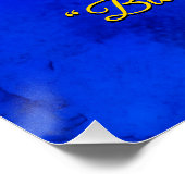 Meilenstein-Geburtstagsposter Poster (Ecke)