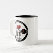 Meilenstein-Geschenk für benutzerdefinierte Erholu Zweifarbige Tasse (Vorderseite Links)