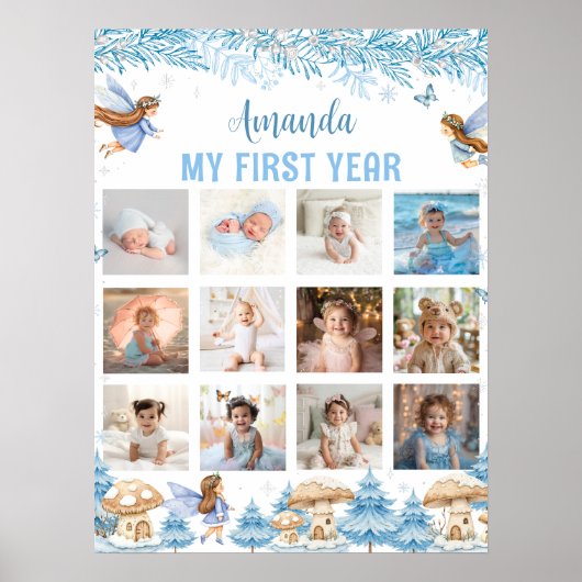 Meilenstein im ersten Foto des Fairy Winter Onderl Poster (Vorne)