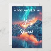 Meilenstein individuell gestalten - an sich selbst einladung (Vorderseite)